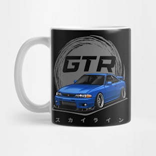 Skyline GTR R33 (Blue) Mug